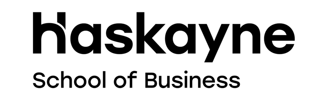 Haskayne School of Business single colour black logo